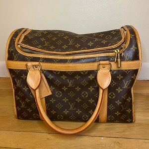 Authentic Louis Vuitton dog bag